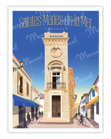 Affiche SAINTES-MARIES-DE-LA-MER "Le Musée"