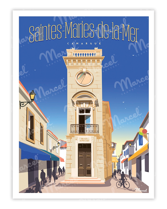 Affiche SAINTES-MARIES-DE-LA-MER "Le Musée"