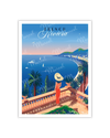 FRENCH RIVIERA Postcard "The Balcony"