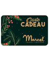 Carte Cadeau Marcel Travelposters Noël Edition