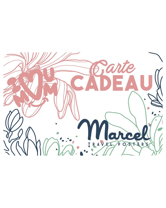 Carte Cadeau Marcel Travelposters Edition Fête des Mères