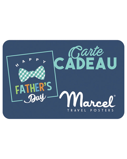 Carte Cadeau Marcel Travelposters Edition Fête des Pères