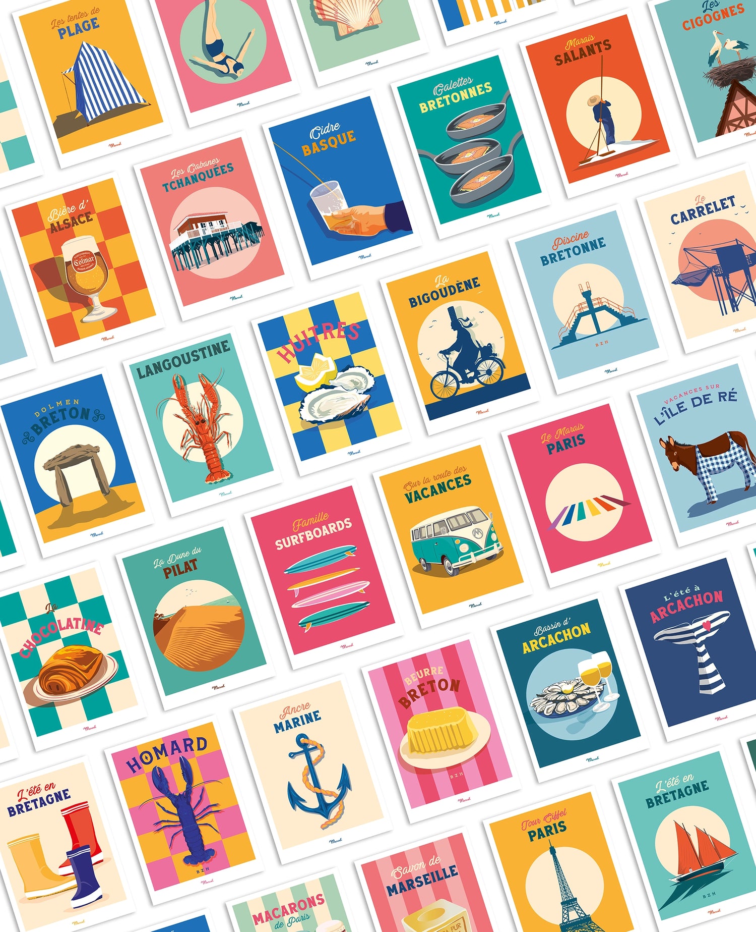 Marcel Travel Posters
