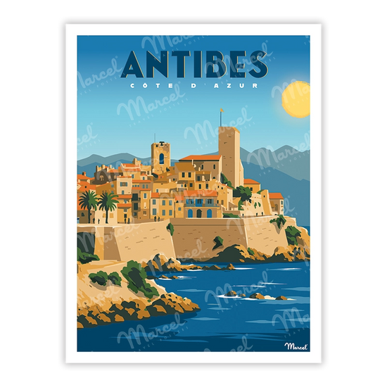 Carte Postale ANTIBES "Les Remparts"