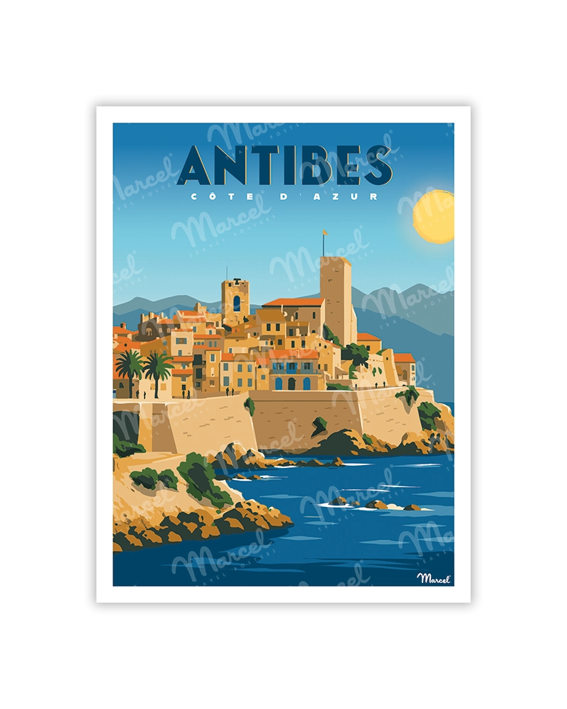 Carte Postale ANTIBES "Les Remparts"