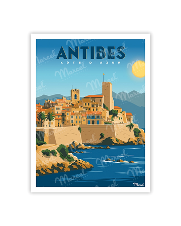Carte Postale ANTIBES "Les Remparts"