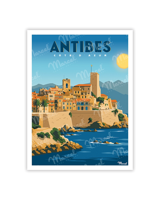 Carte Postale ANTIBES "Les Remparts"