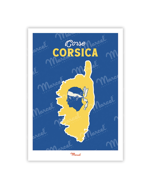 Carte de Corse