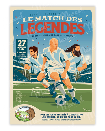 Affiche "Le Match des Légendes"