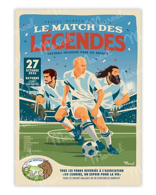 Affiche "Le Match des Légendes"