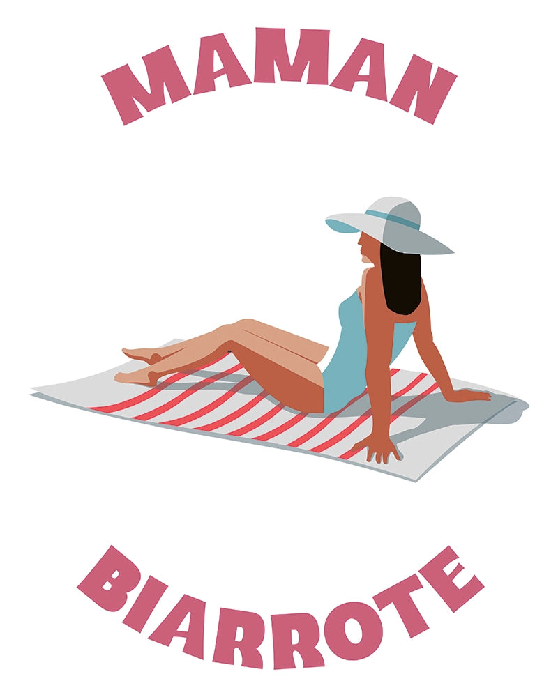 t-shirt maman biarrote