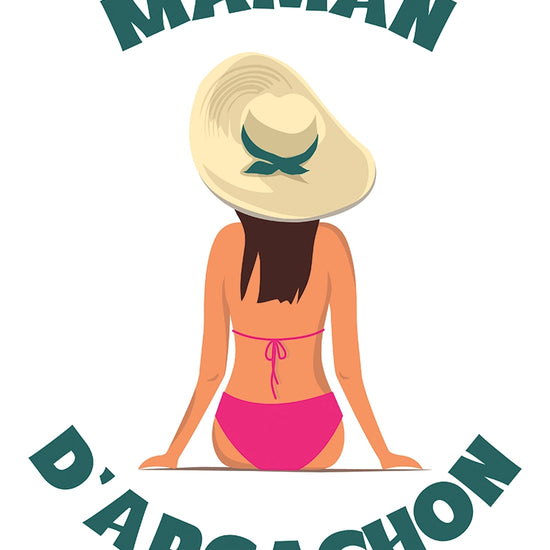 t-shirt maman d'arcachon