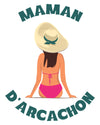 t-shirt maman d'arcachon