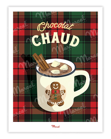 Affiche Travel Color "Chocolat chaud"