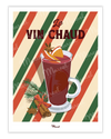 Affiche Travel Color "Le Vin chaud de Noël"