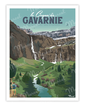 Affiche Cirque de GAVARNIE