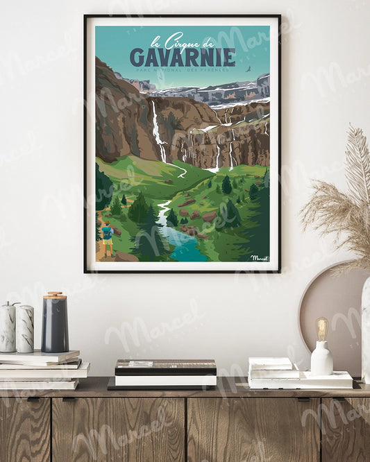 Affiche Cirque de GAVARNIE