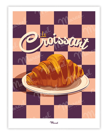 Affiche Travel Color "Croissant" 2
