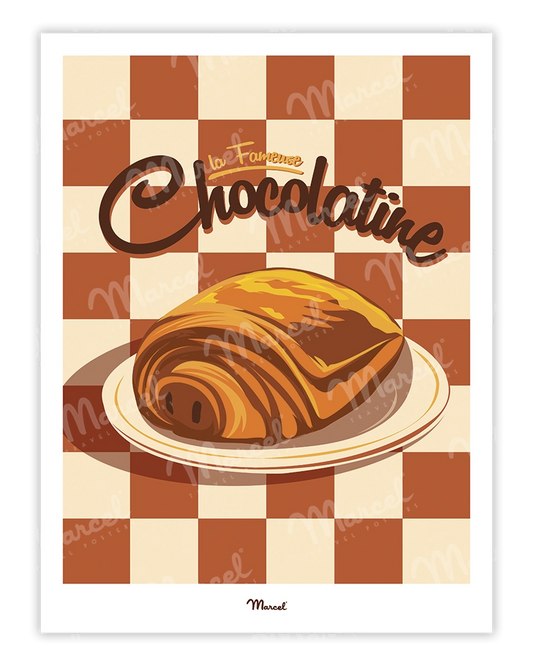 Affiche Travel Color "La chocolatine" 2