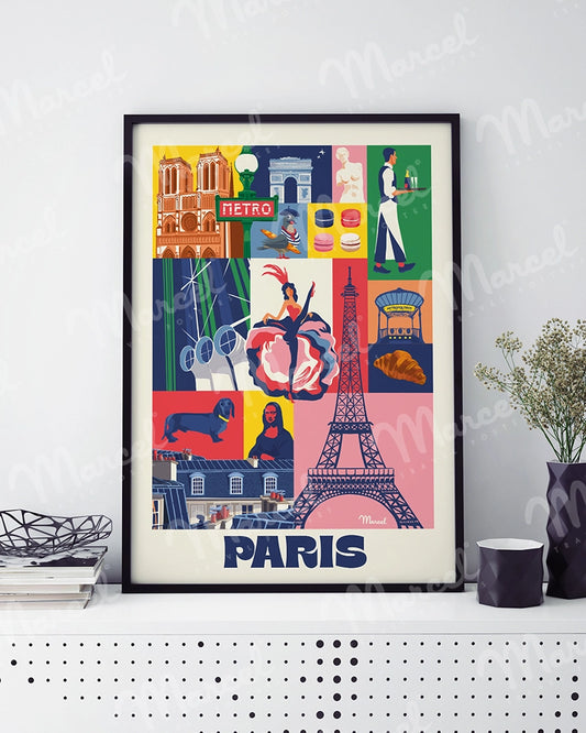 Affiche City Color PARIS