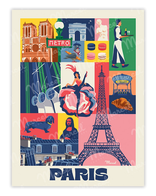 Affiche City Color PARIS