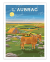 Affiche Le Plateau d'AUBRAC