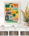 Affiche City Color "Campagne"