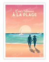 Affiche "C'est l'amour à la plage"