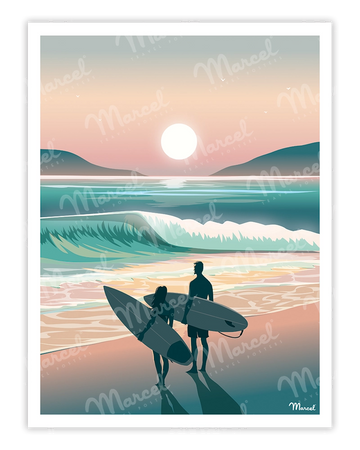 Affiche "Sunset Lover"