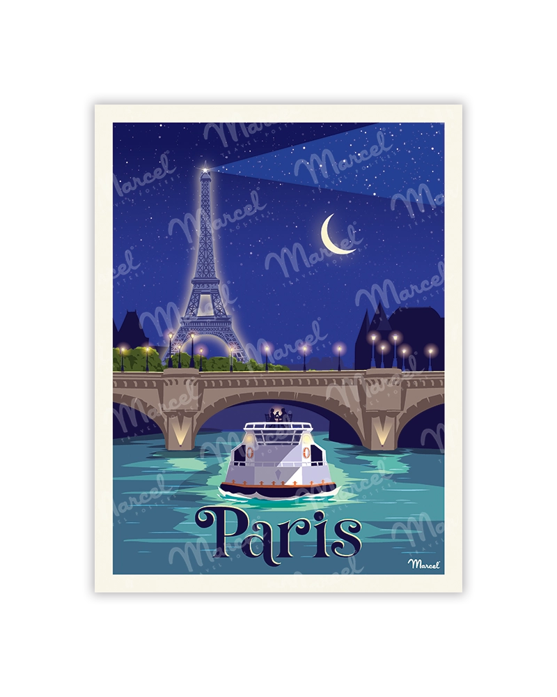 Carte Postale PARIS "Balade sur la Seine"
