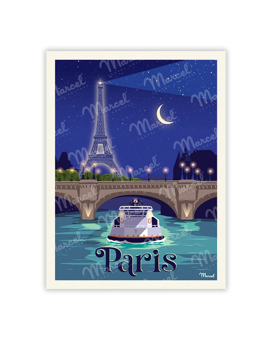 Carte Postale PARIS "Balade sur la Seine"