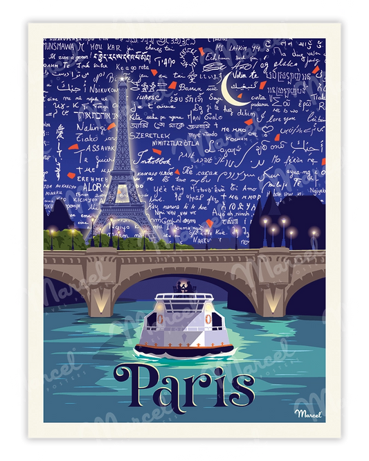 Collaboration mur des je t'aime