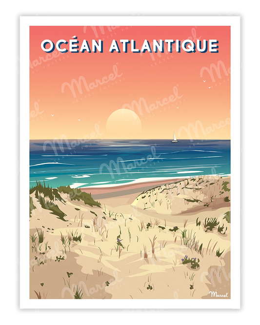Affiche OCÉAN ATLANTIQUE