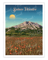 Affiche AIX-EN-PROVENCE "Sainte-Victoire"