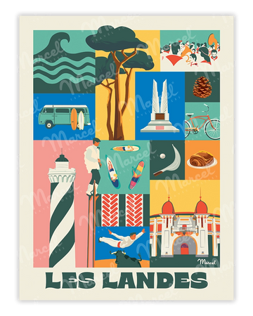 Affiche City Color LANDES