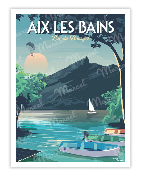 Affiche AIX-LES-BAINS