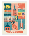 Affiche City Color TOULOUSE