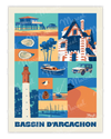 Affiche City Color BASSIN D'ARCACHON