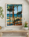 Affiche BASSIN D'ARCACHON "Plage Pereire"