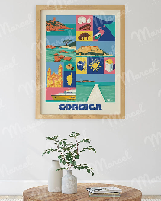 Affiche City Color CORSE
