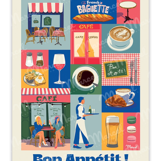 plusieurs symbole de la gastronomie française