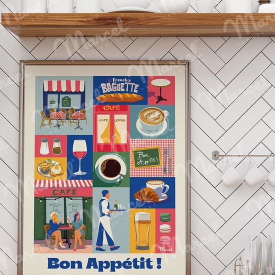 plusieurs symbole de la gastronomie française