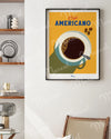 Affiche Travel Color "Café Americano"