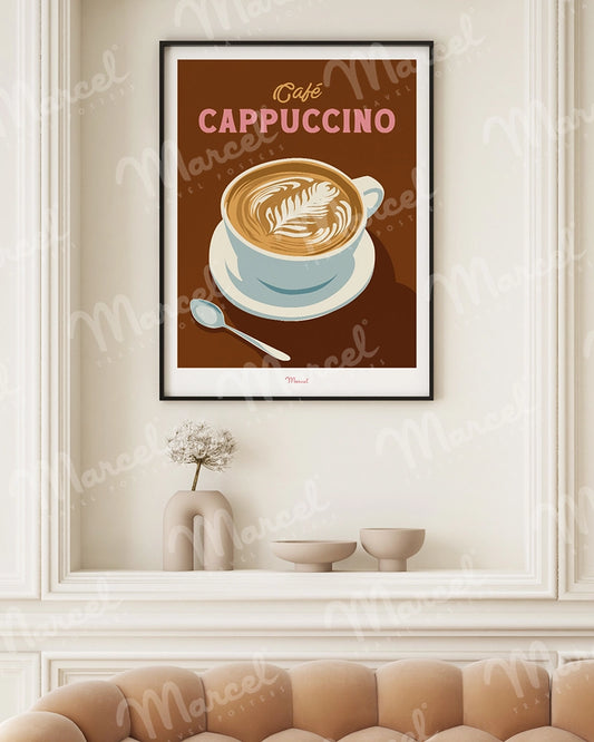 Affiche Travel Color "Café Cappuccino"