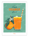 jus d'orange avec orange