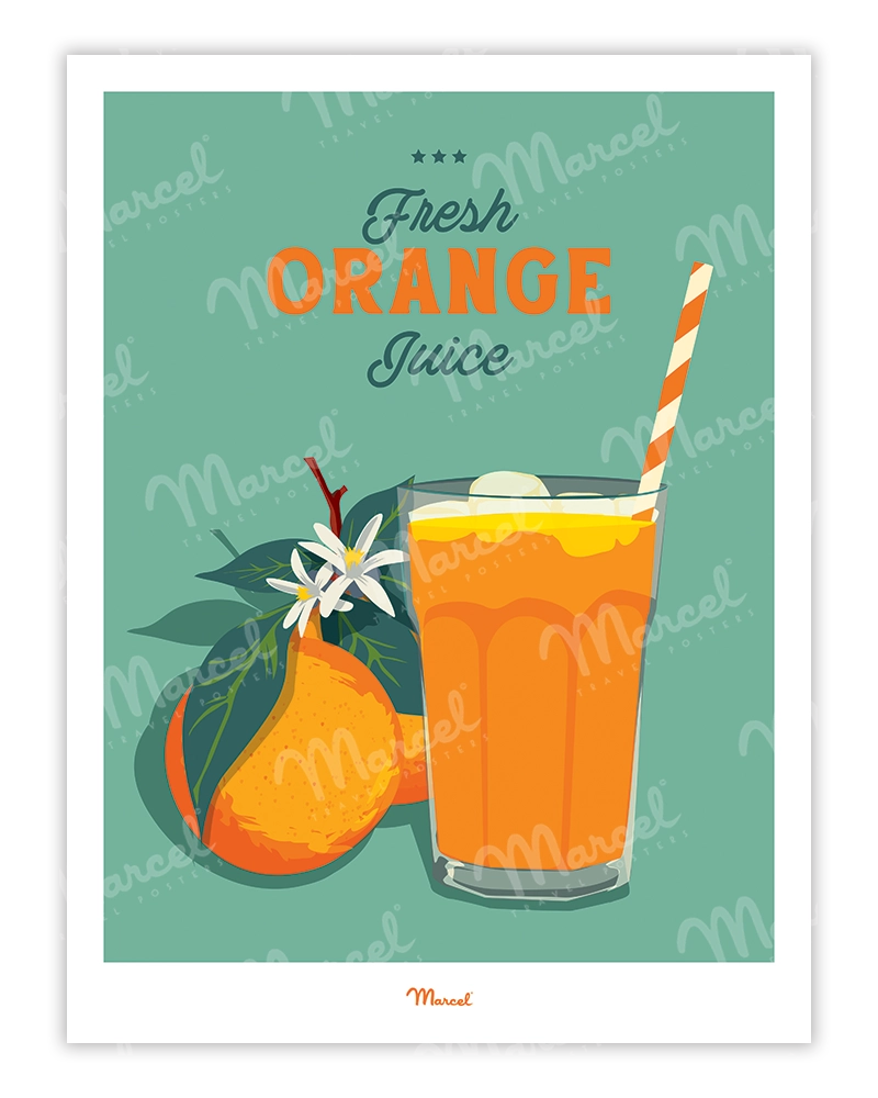 jus d'orange avec orange