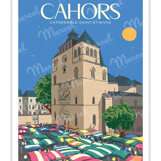 marché et cathédrale de cahors