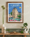 Affiche CAHORS "Cathédrale Saint-Etienne"