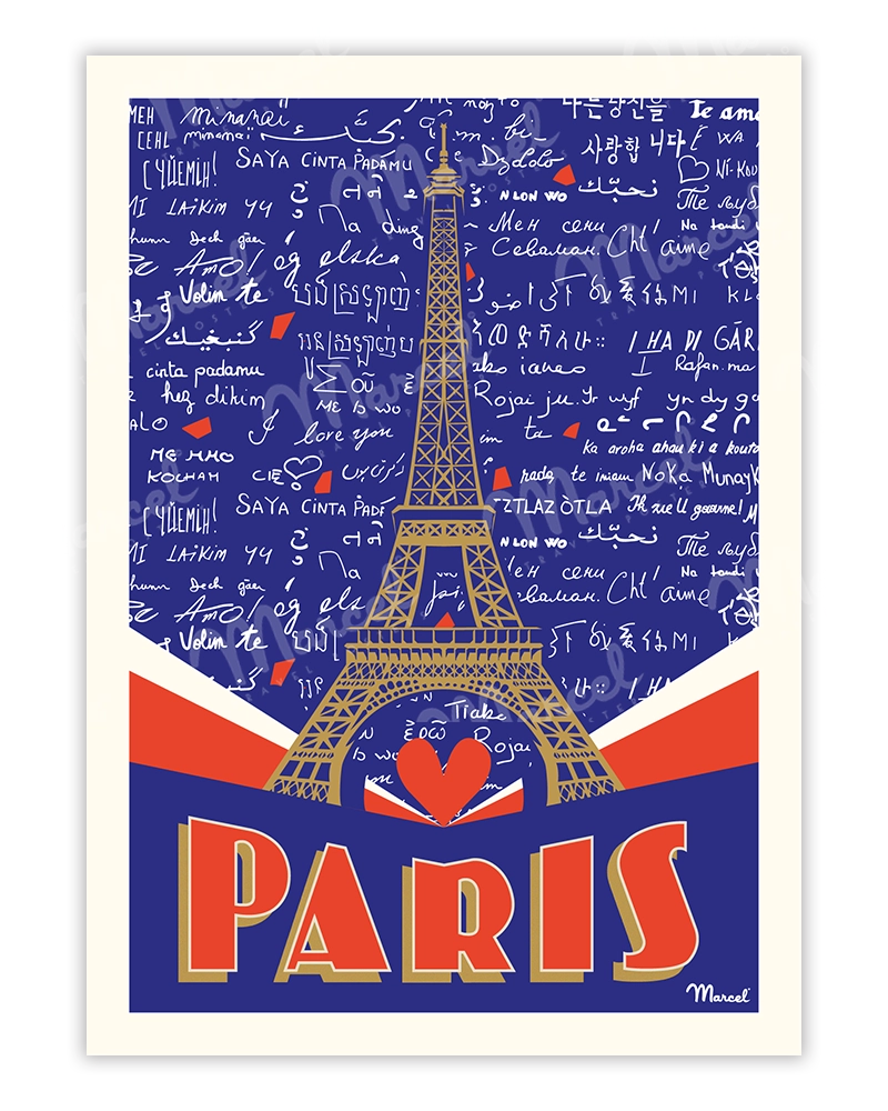 Tour Eiffel paris je t'aime