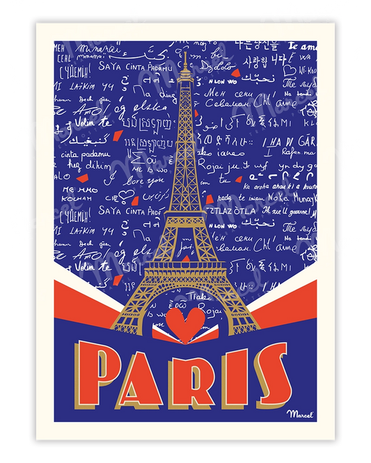 Tour Eiffel paris je t'aime
